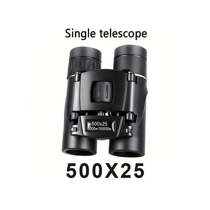 500x25 High-Powered Premium Mini Binoculars - Boasting Crystal-Clear BAK4 Prism, Shock-Resistant Design, And High