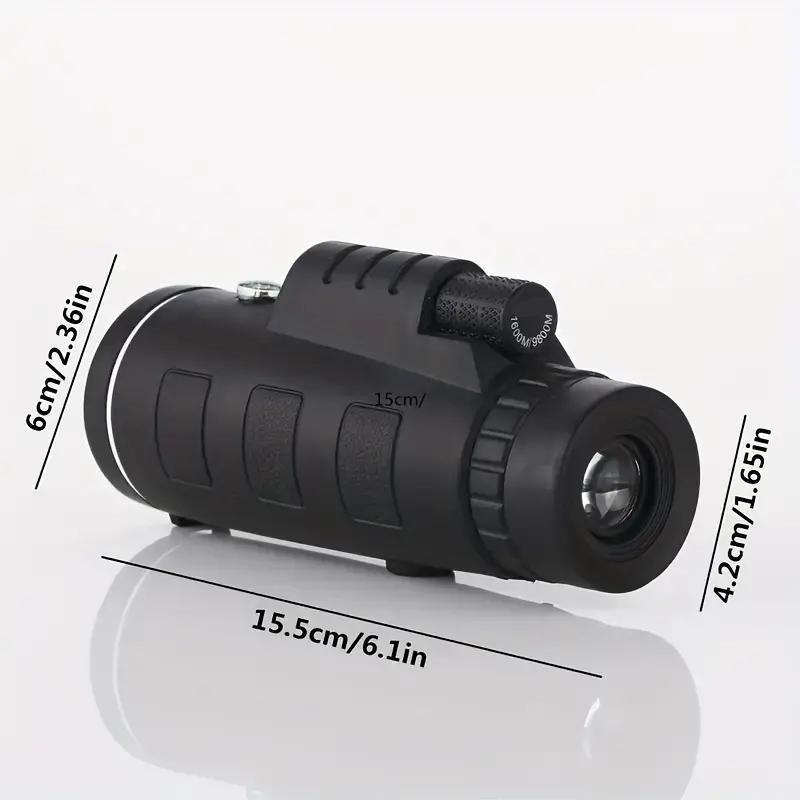 Portable Mini Monocular, 40x60 High Definition Monocular, Multipurpose Monocular for Outdoor Camping, Hiking, Bird Watching, Fishing, Christmas Gift