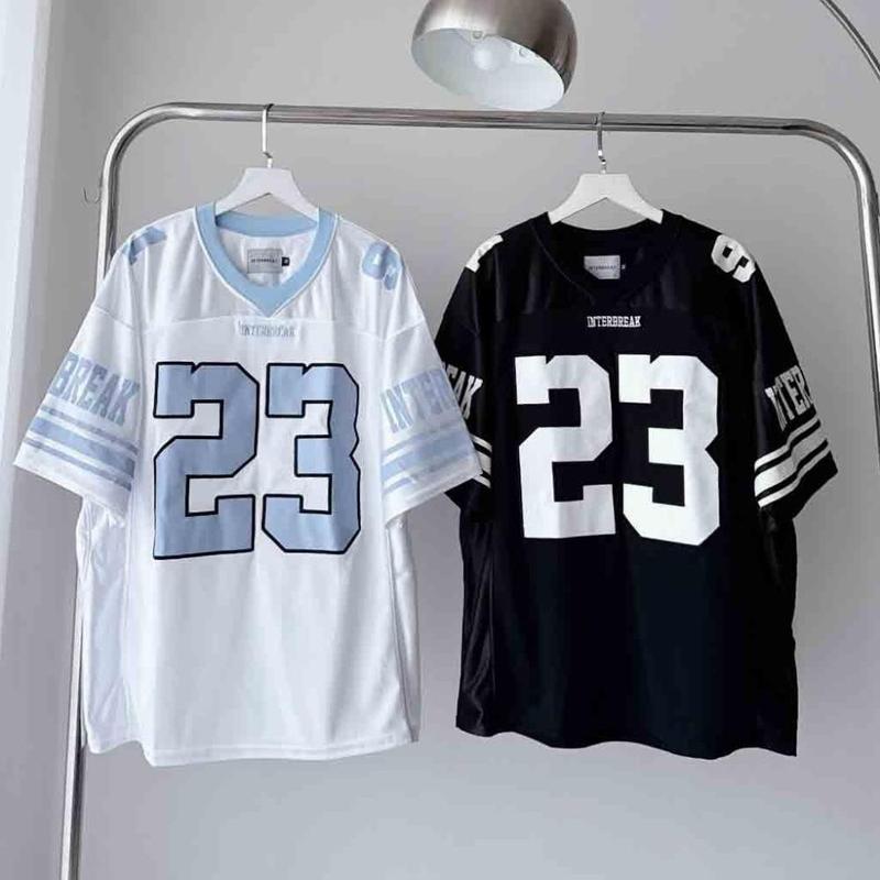 Hot 2024 EMBROIDER 23 Unisex Oversized Sports Jersey - Perfect for Men and Women , jersey, football, sports, stadium, fashion, luxury