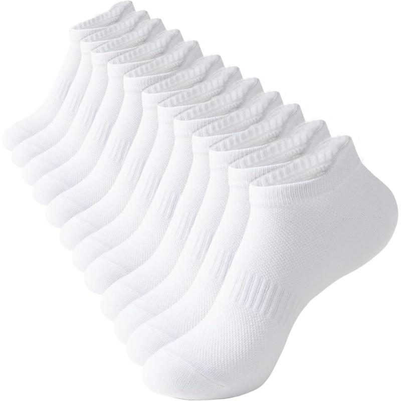 Womens Ankle Socks Athletic Running Low Cut Socks With Tab 6 Pairs