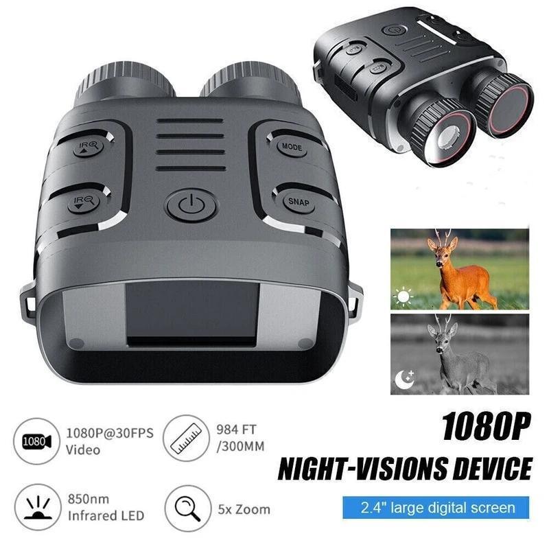 5x Digital Night Vision Binoculars, Outdoor 4K HDNight Vision Zoomable Binoculars, Binoculars withBattery, Perfect Birthday Gift