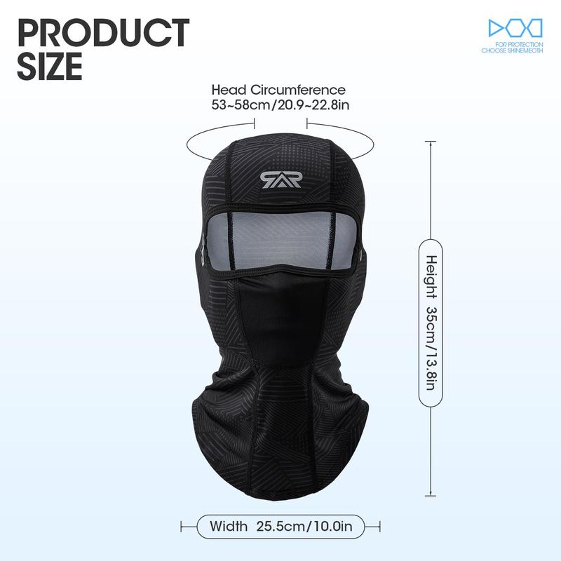 Balaclava with Glasses Cutout, 1 Count 2 Counts Summer Face Mask, Sun Protection Cooling Neck Gaiter, Breathable Face Cover for Cycling Motorcycle