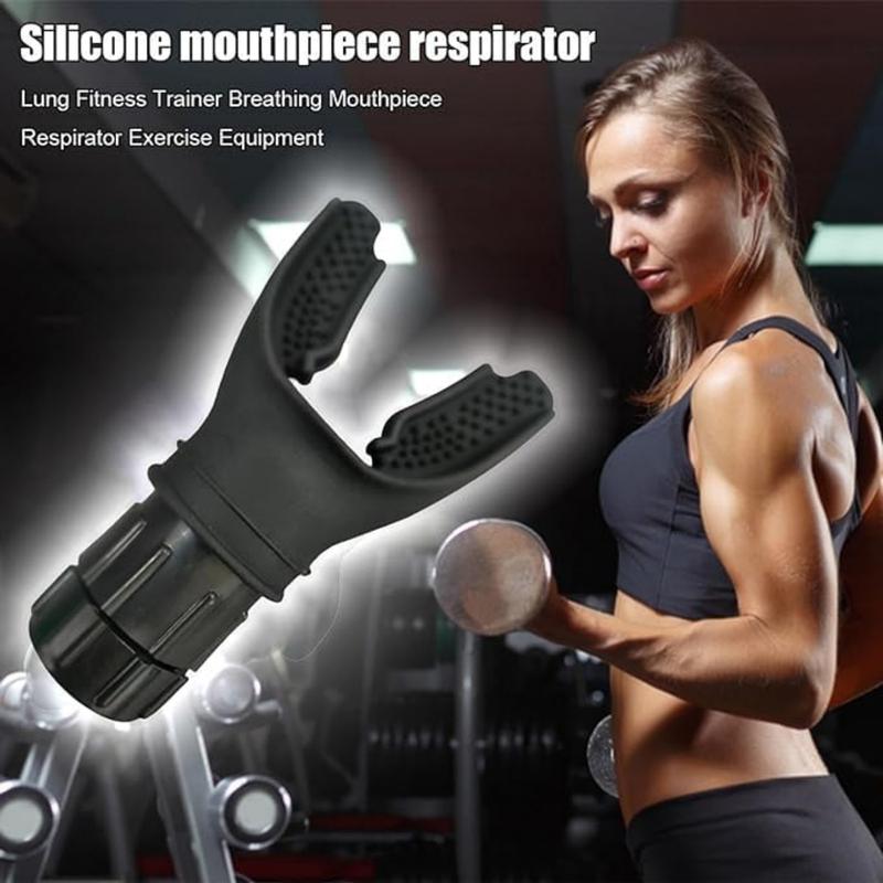 Lung Trainer Sports Breathing Trainer Silicone Hypoxia Training Device Endurance Training Portable Breathing Apparatus Fitness Trainer for Men, Women, Runners, Athletes, Sports Enthusiasts