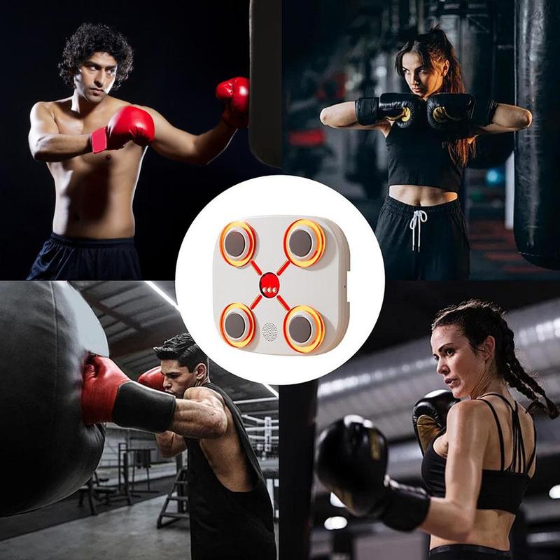 Music Boxing Target, Wall Mounted Boxing Machine with Bluetooth-compatible Sensor, Home Gym Exercise Punching Target, Boxing Gym Equipment