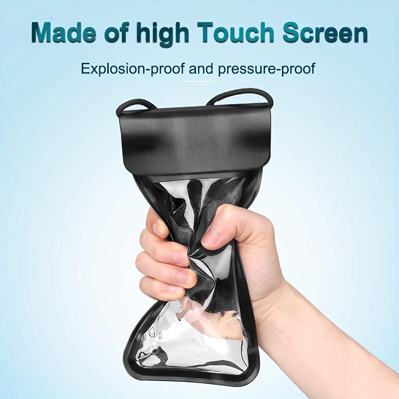 Waterproof Phone Case, Touch Screen TPU Outdoor Swimming Diving Mobile Phone Underwater Dry Bag, Universal Waterproof Case