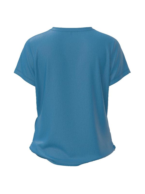 Women's Plain Cut Out Round Neck Sports Tee, Casual Breathable Lightweight Quick Drying Moisture Wicking Sports T-shirt for Yoga Gym Workout Running, Ladies Sportswear Clothing, Women's Summer Clothes