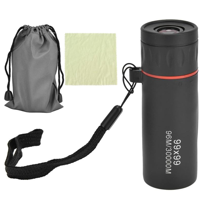 Portable Handheld Telescope, 99x99 Mini Monocular Telescope, Low‑Light Zoom Night Vision Clear Telescope for Adults Hiking, Travelling, Camping, Travelling Scenery