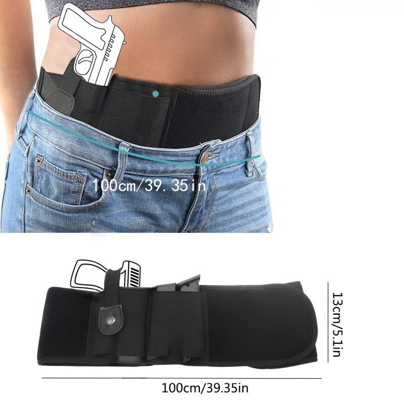 Waist Belt Bag, Multifunctional Tactical Belt, Invisible Waist Pouch For Outdoor Hiking