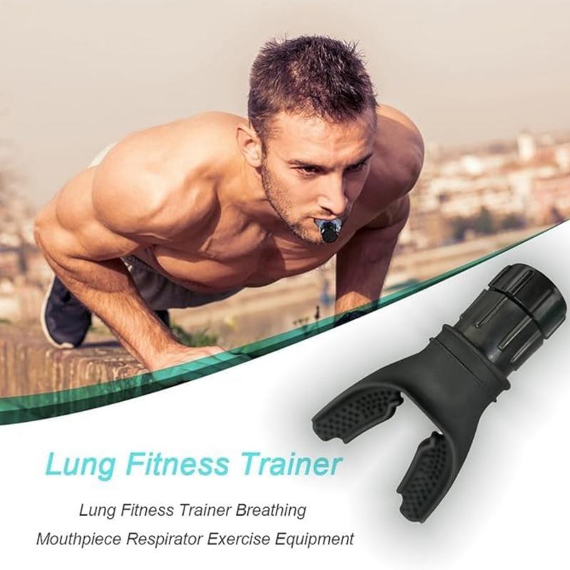 Lung Trainer Sports Breathing Trainer Silicone Hypoxia Training Device Endurance Training Portable Breathing Apparatus Fitness Trainer for Men, Women, Runners, Athletes, Sports Enthusiasts