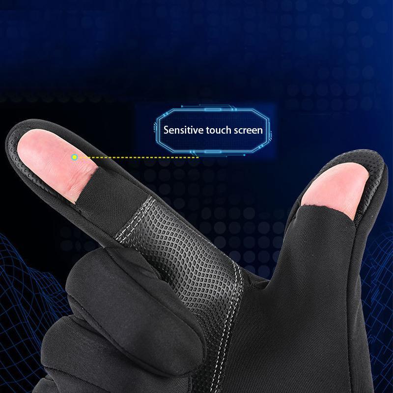 1 Pair Warm Winter Gloves, Waterproof Windproof Touch Screen Gloves, Sports Gloves for Outdoor Cycling Skiing, Gym Accessories