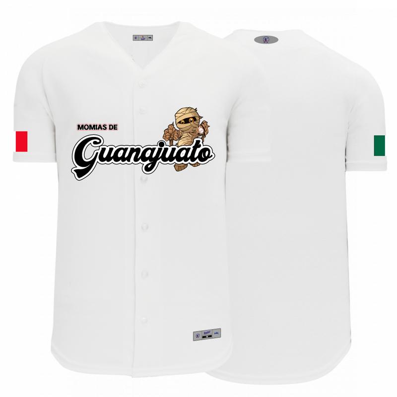 Custom Momias de Guanajuato Jersey Unisex  - Solid Classic Baseball Design