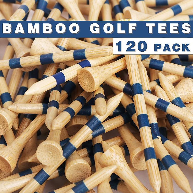 CHAMPKEY Premium Bamboo Golf Tees Pack of 120  3-1 4