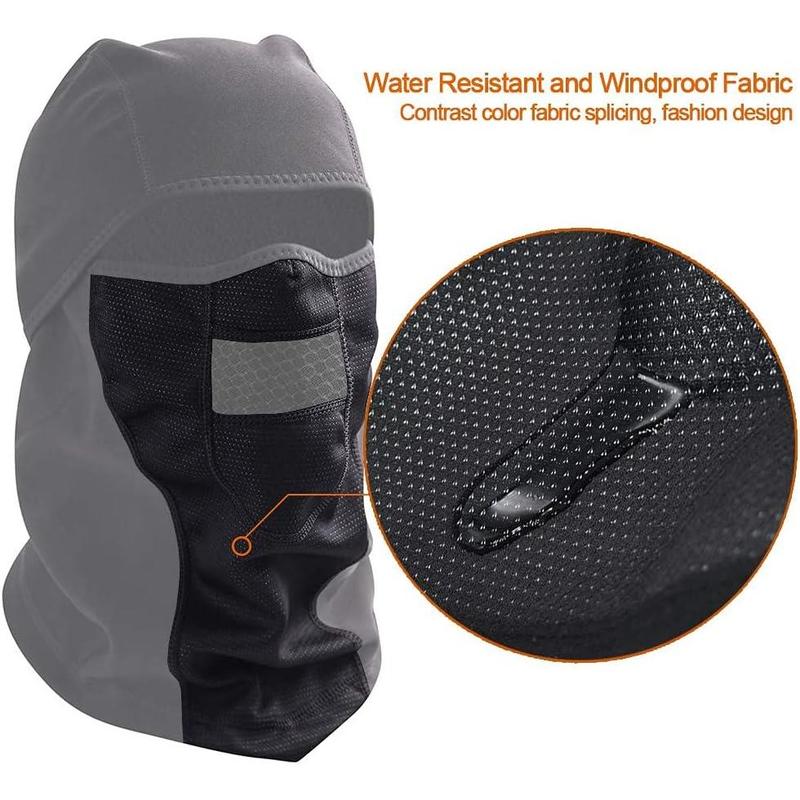 Cold Weather Balaclava Ski Mask, Water Resistant and Windproof Fleece Face Thermal , Cycling Motorcycle Neck Warmer Hood Winter Gear for Men Women