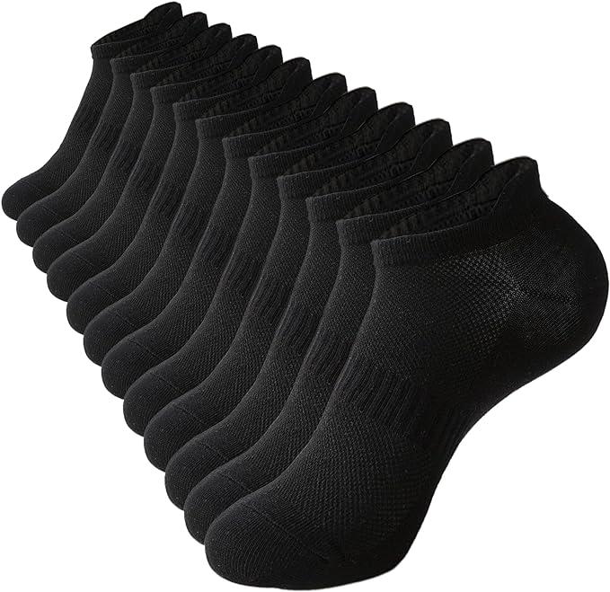 Ankle Socks 6 Pair for Women Minimalistic Athletic Grip Socks for Everyday Comfortable Wear, Workout, Yoga, Sports, Running, Pilates Low Cut Socks