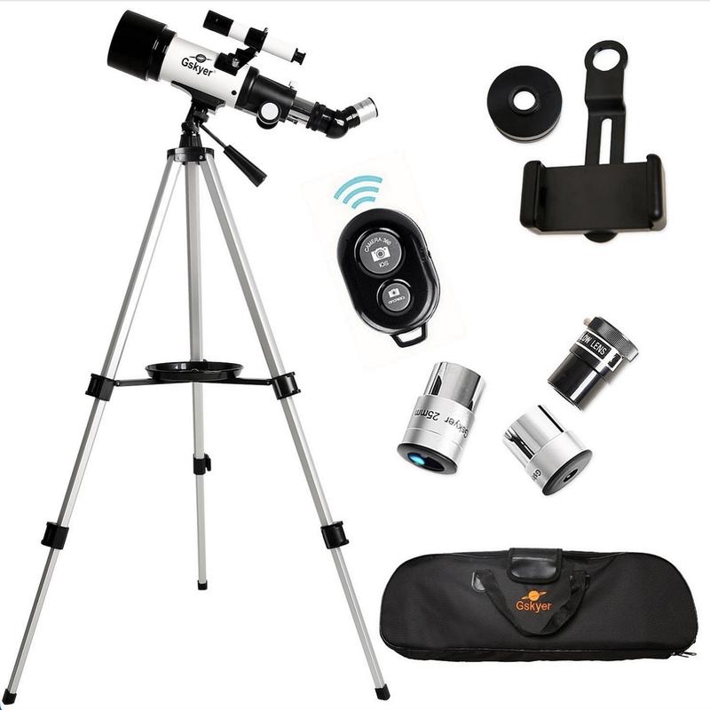 Gskyer Telescope   70mm Aperture 400mm AZ Mount Astronomical Refracting Telescope for  Beginners telescope 5000x zoom g skyer kids telescope gskyer70400