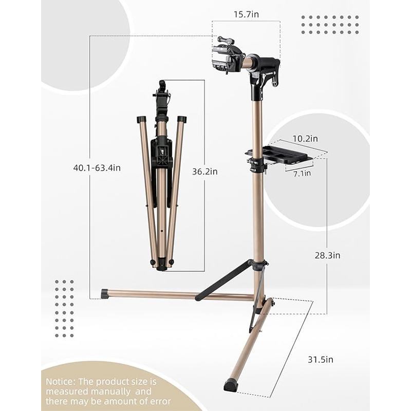 ROCKBROS Bike Repair Stand Max 65 lbs Home Bike Bicycle Stand for Mechanic Maintenance Rack Road Mountain Bikes Repair Stand