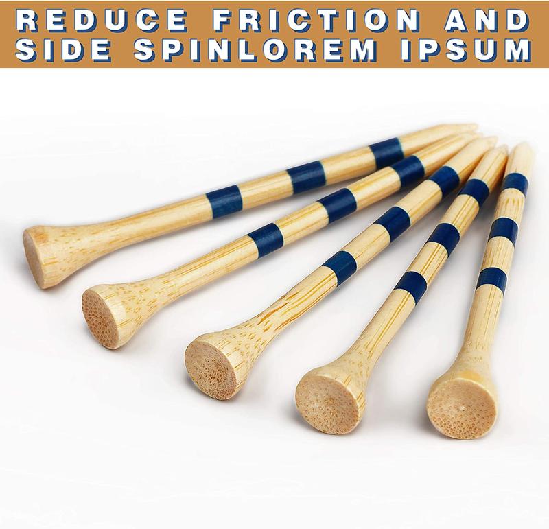 CHAMPKEY Premium Bamboo Golf Tees Pack of 120  3-1 4