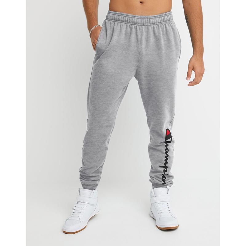 Champion Joggers Powerblend Sweatpants Pockets Script Logo Men's 31