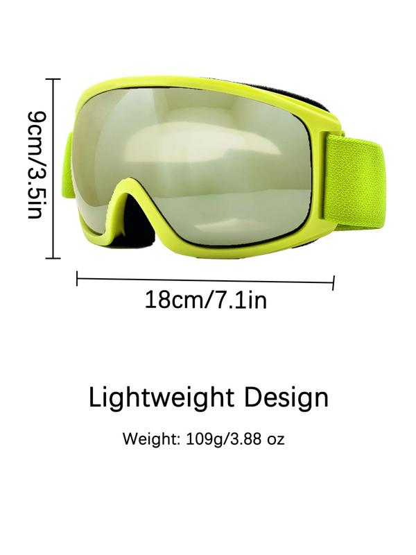 Anti-fog OTG Ski Goggles, UV Protection Over Glasses Ski Snowboard Goggles for Men, Women & Youth, Sports Eyewear for Outdoor Activities