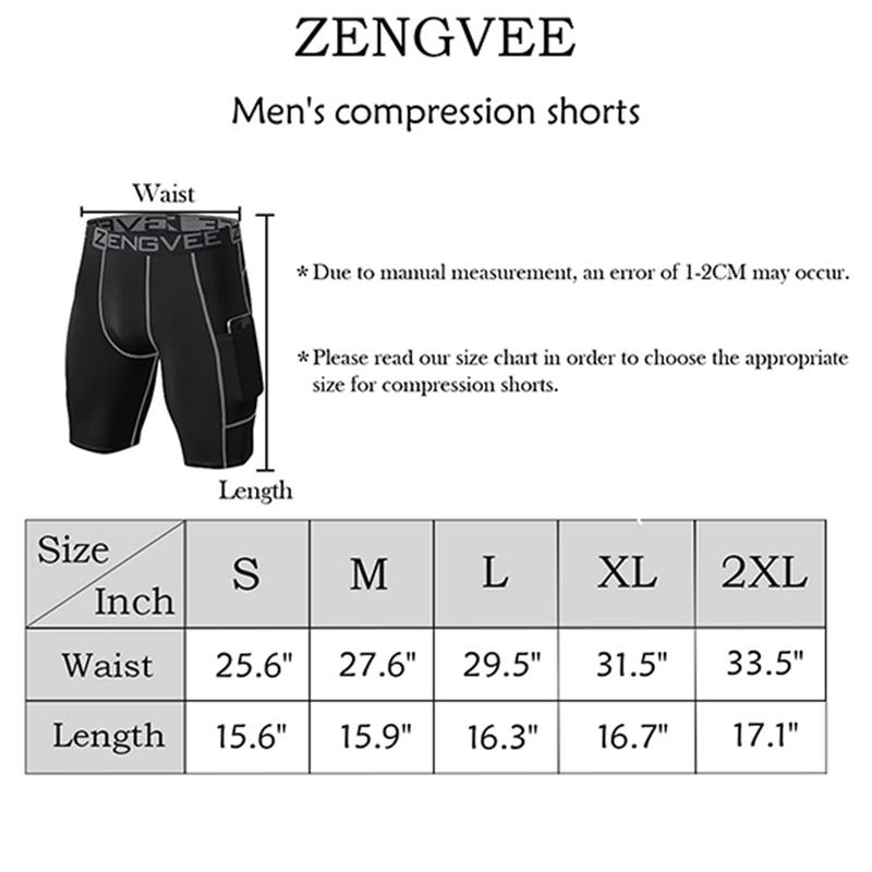 Men's compressed shorts 3 pack with pockets Running shorts Men's gym, swimming, yoga, hiking, exercise, cycling, running