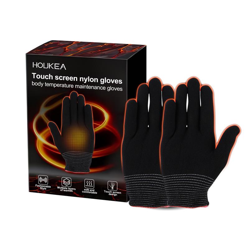 Ski cold protection hand care massage heating warm gloves cold protection outdoor sports ski winter warm nylon gloves