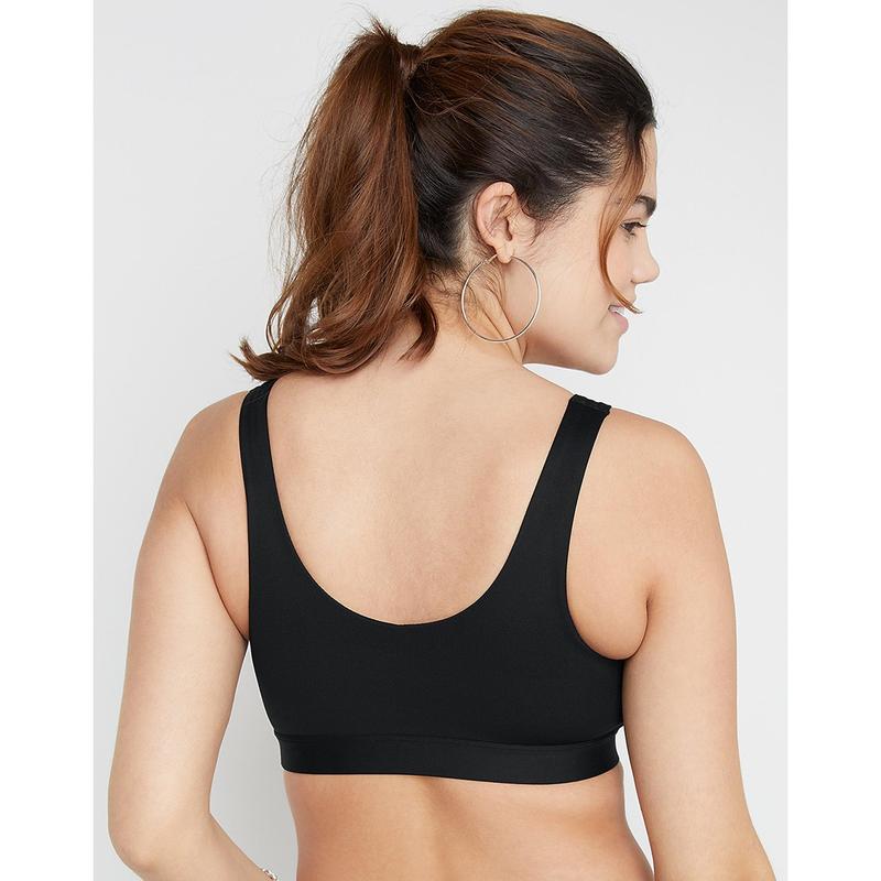 Champion Soft Touch Sports Bra Women's Moderate Support Scoop Neck Wicking