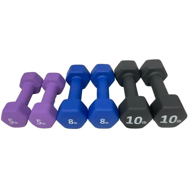 Neoprene Coated Dumbbell Hand Weight Set