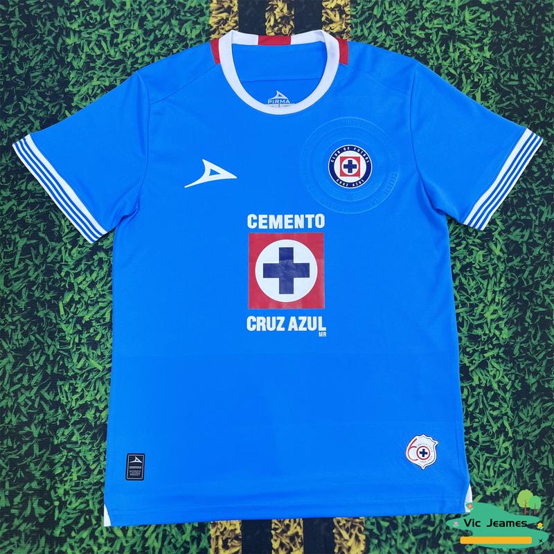 Cruz Azul Soccer Jerseys 24 25 CDSyC Mexico League VIEIRA LIRA RODRIGUEZ Away Third Football Shirts LIGA MX Camisetas De Futbol Kit  Home Jersey