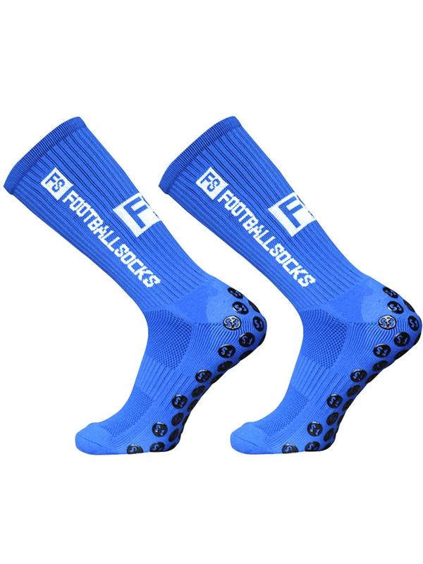 Unisex Letter Print Crew Grip Sock Soccer, Comfortable Breathable Non-slip Football Socks, Mid-calf Athletic Socks for Training Competition Sports, Professional Anti Slip Athletic Socks, Comfort Football Socks for Men Women, Fall Outfits, Fallfreshness