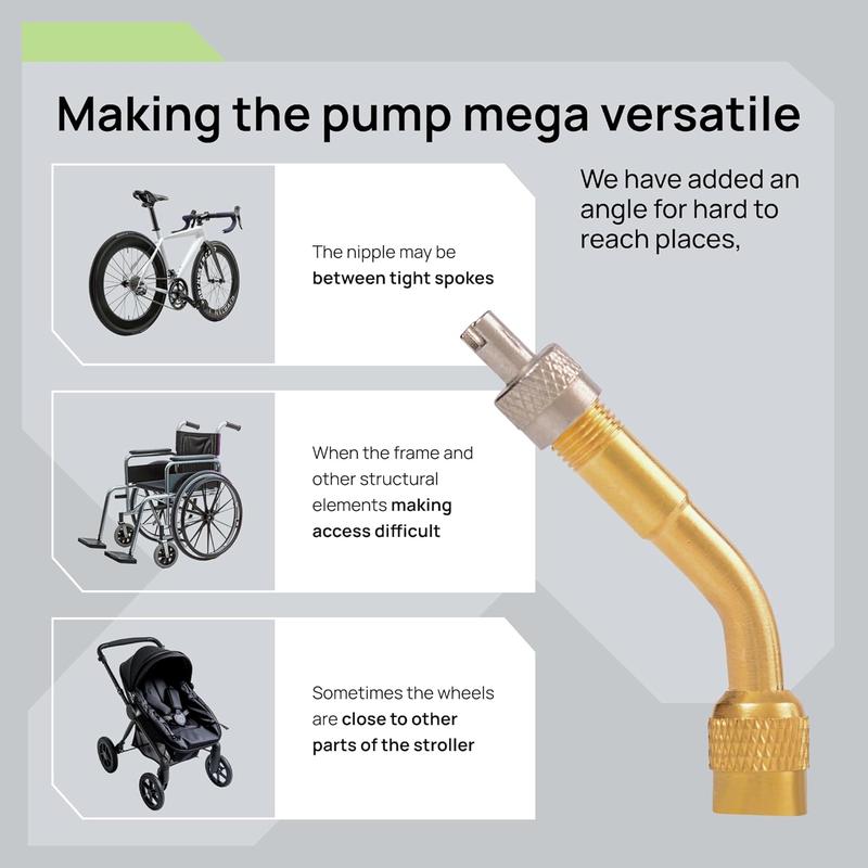 Bike Pump Floor, Advanced Bike Tire Inflator, Bicycle Hand Air Pump with Dual Presta and Schrader Valves, Handheld Bike Pump, Suitable for Road and Mountain Bikes