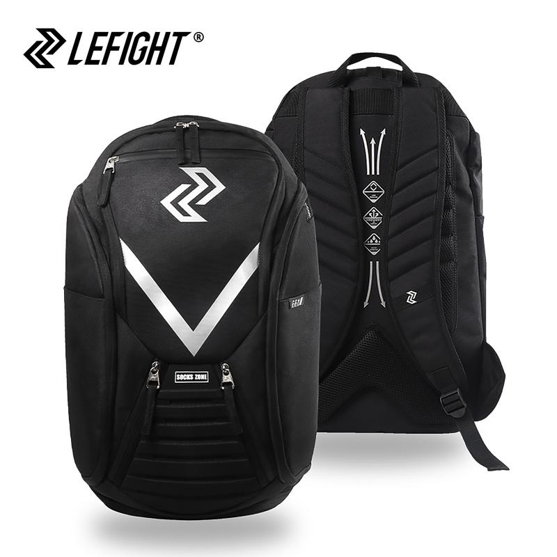 Lefight Professional Basketball Backpack Waterproof Fabric Dry And Wet Separation Compartment Large Capacity Basketball Training Bag