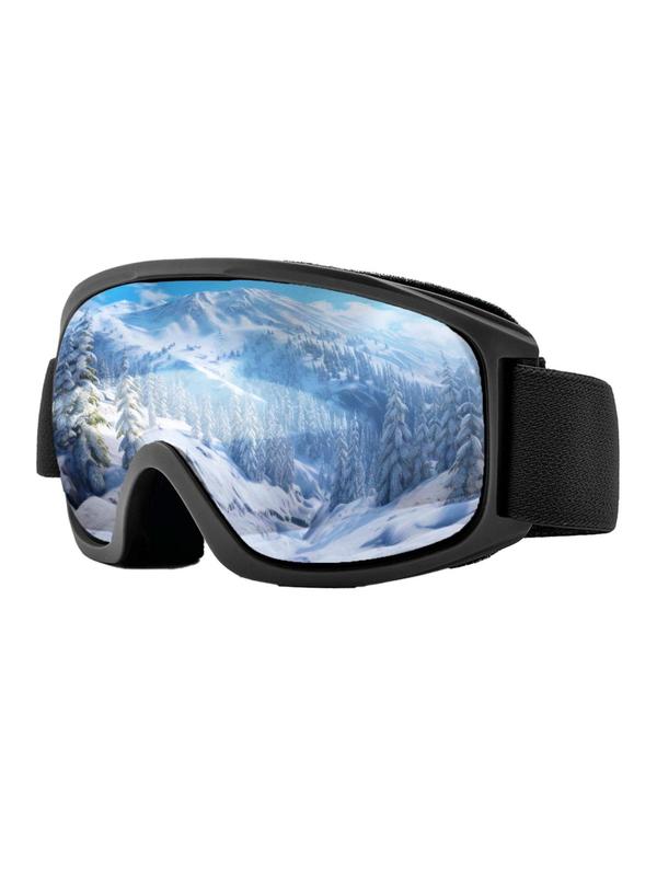 Anti-fog OTG Ski Goggles, UV Protection Over Glasses Ski Snowboard Goggles for Men, Women & Youth, Sports Eyewear for Outdoor Activities