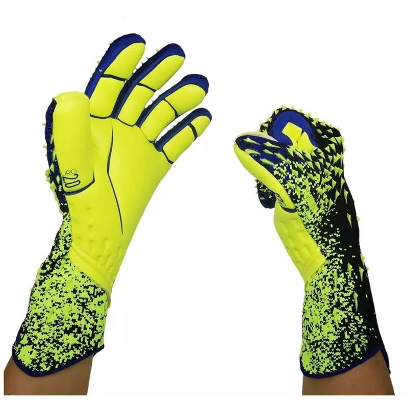 Breathable Comfort Football Gloves, 1 Pair Eid al-Adha Soccer Goalkeeper Glove, Durable Non-slip Glove for Soccer Game, Summer Sports Accessories