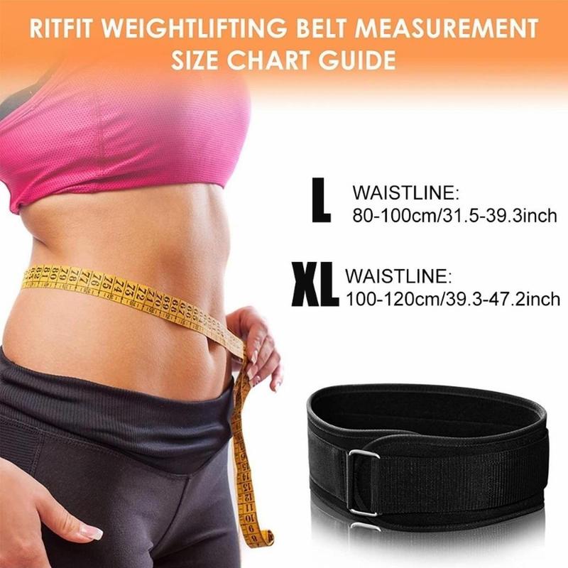 Fitness Waist Belt, 1 Count Adjustable Strong Adhesive Weight Lifting Protection Belt For Men & Women, Gymtok