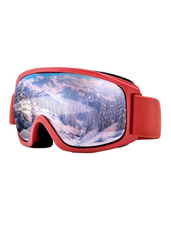 Anti-fog OTG Ski Goggles, UV Protection Over Glasses Ski Snowboard Goggles for Men, Women & Youth, Sports Eyewear for Outdoor Activities