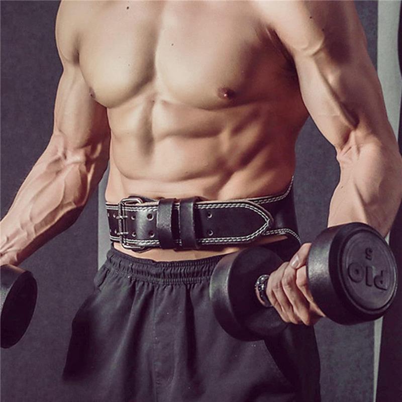 Weight Lifting Belt Back Lumbar Support Strength Training Fitness Workout Home Gym