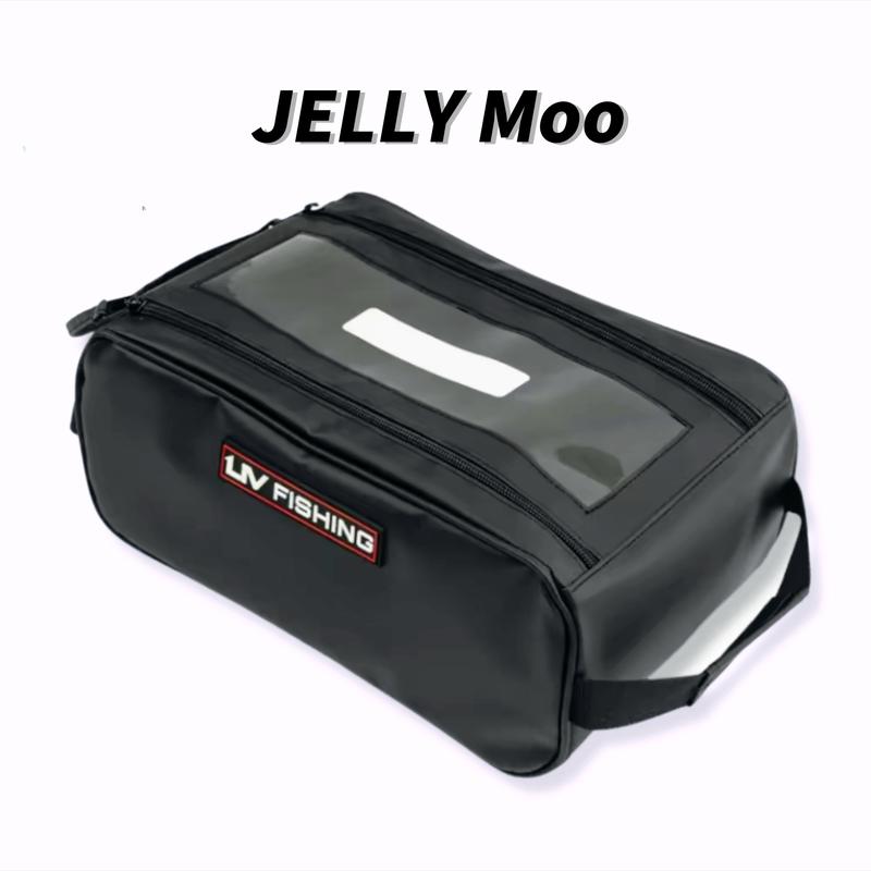 Fishing Gear & Tackile Bags, FishingTackle Storage Bags for Saltwater OrFreshwater Fishing, made of Water-Resistant Material in black.