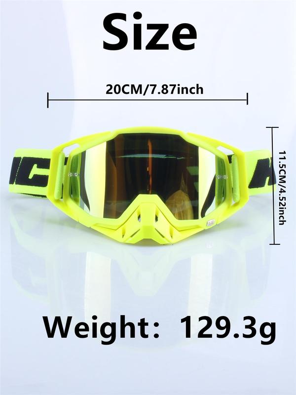 Motorcycle Goggles, Windproof & Dustproof Motorcycle Goggles, Outdoor Sports Goggles for Men & Women, Cycling Accessories