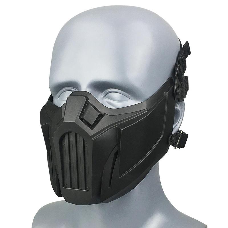 1 Set Tactical Mask, Protective Mask for Shooting Game, Protective Mouth Mask, 3D Half-face Protective Ski Masks, Men Gifts