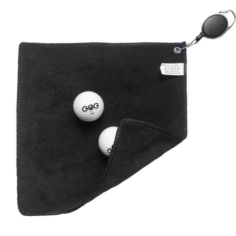 Quick-dry Microfiber Golf Towel with Retractable Hook, Golf Towel, on-course Accessories for Sports & Outdoor Activities