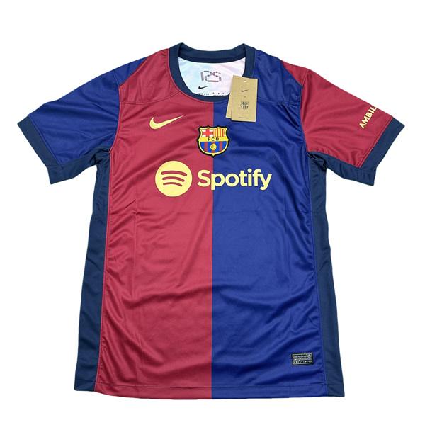 NIKE 2425 Barcelona Away Black Red Soccer Jersey