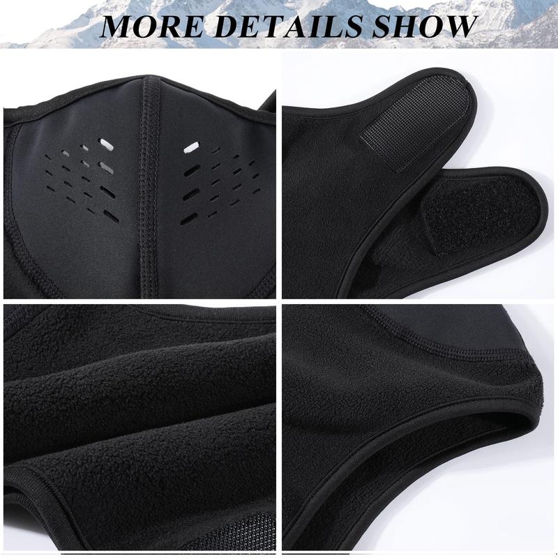 Breathable Face Mask, Warmer Ear Cover, Sports Face Masks for Cold Weather Skiing Snowboard Cycling Riding Running Walking, Winter Outdoor Accessories