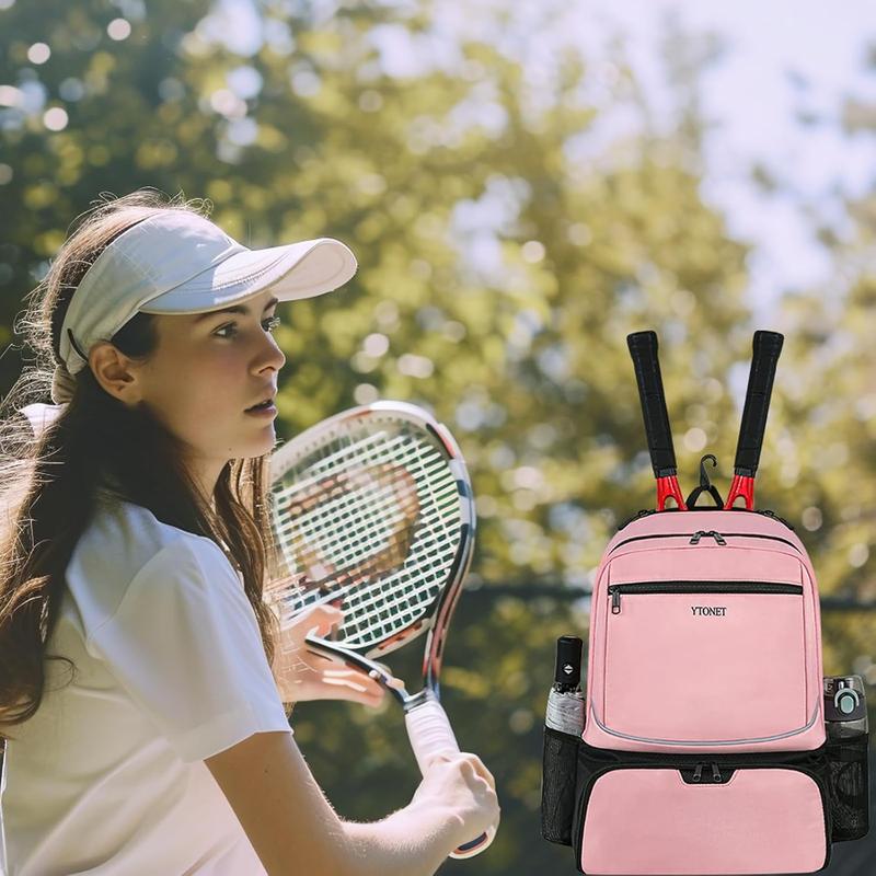 Tennis Bag Tennis Backpack for Women Men 2 Rackets with Insulated Pocket Ventilated Shoe Compartment