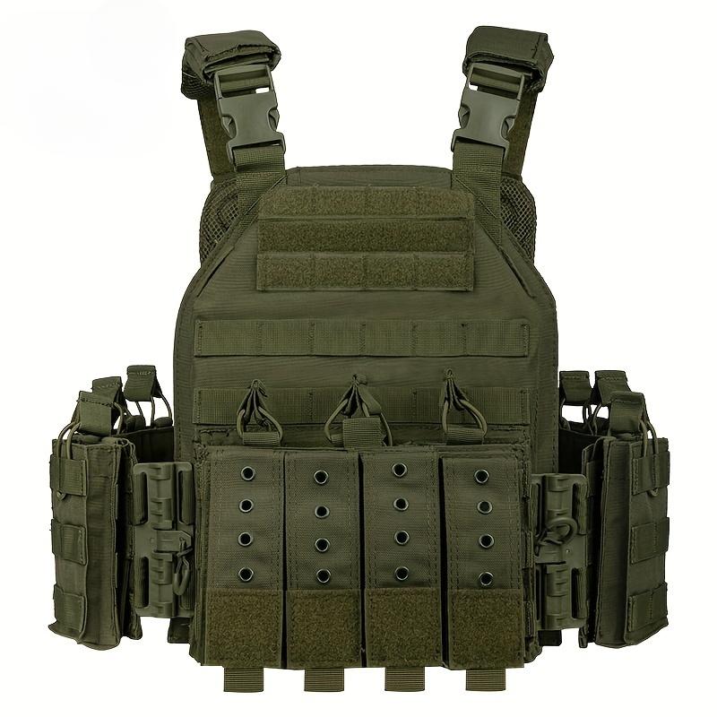 Tactical Vest for Men Quick Release Outdoor Airsoft Vest Adjustable for Adults