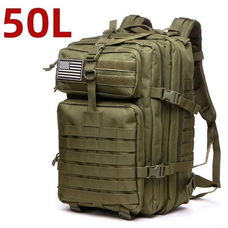 1000D Nylon Waterproof  Outdoor Rucksacks Tactical Sports Camping Hiking Trekking Fishing Hunting Bag Backpack 25L 50L