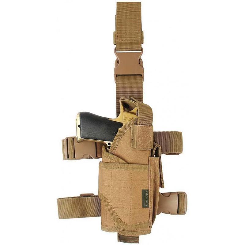 Drop Leg Holster, Right Handed Tactical Thigh Pistol Gun Holster Leg Harness