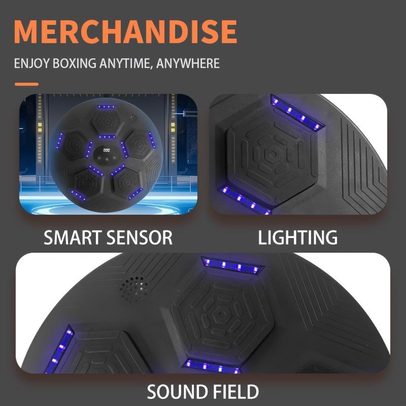 Boxing Target, Music Boxing Machine, Boxing Training Equipment, Wall-Mounted Boxing Machine, Music Boxing Target, Boxing Exercise Machine, Home Training Boxing Target, Can Play Music and Connect Music Boxing Machine