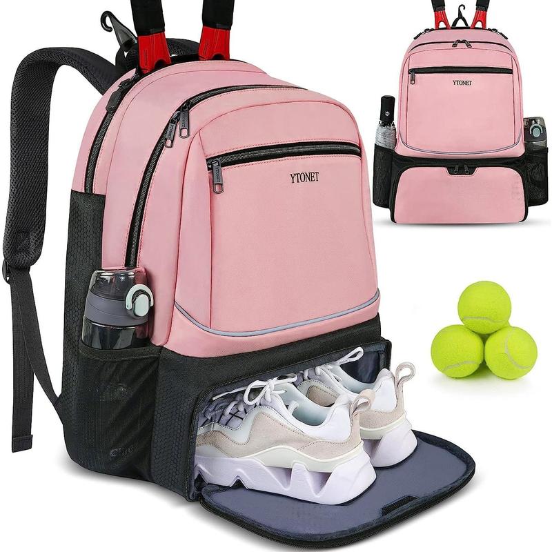 Tennis Bag Tennis Backpack for Women Men 2 Rackets with Insulated Pocket Ventilated Shoe Compartment