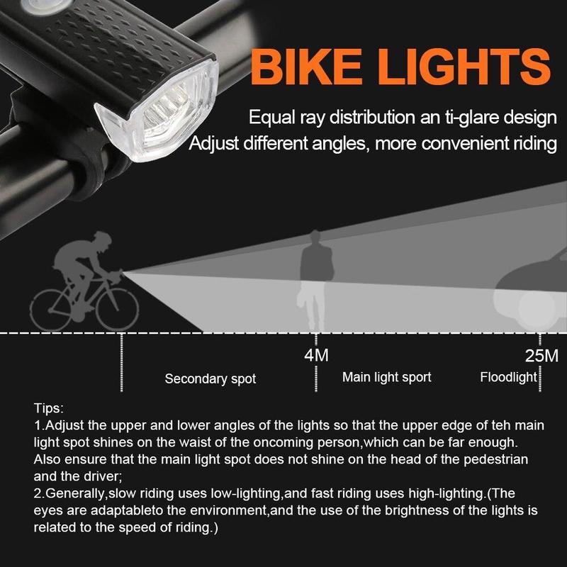 Outdoor Cycling Light, Outdoor Cycling Bike Tail Light with 3 Modes, Easy to Install Bicycle Accessories for Outdoor Cycling