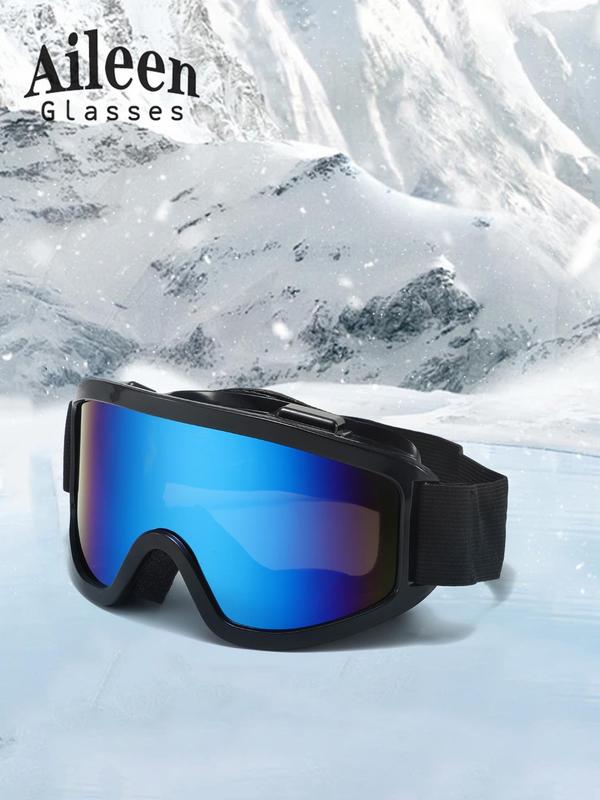 Ski Goggles, Outdoor Sports Goggles, Double Layer Sponge Design Goggles for Skiing, Snowboarding, Mountaineering, Hiking, Cycling